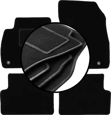 Image de tapis de voiture en velours pour Opel Zafira C (2012-2018)