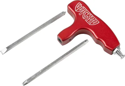 Produktbild von Wicked Hardware Hardcore Multitool Rot,Silber  Rot,Silber One Size