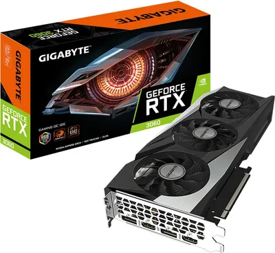 Produktbild von GIGABYTE RTX 3060/Gaming/OC/12GB/GDDR6/LHR