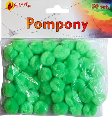 Immagine prodotto di Pompon verdi 50 pezzi Shan SP12