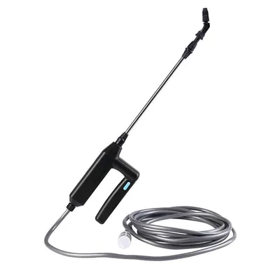 Produktbild von Elektrischer Drucksprüher mit 2 Sprühmodi, mehreren Düsenoptionen, 8 m langem Schlauch und 60 cm langem Teleskop-Sprühstab
