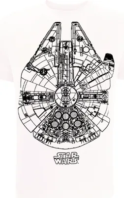 Immagine prodotto di Star Wars - Maglietta da uomo TV444 (S) (Bianco)