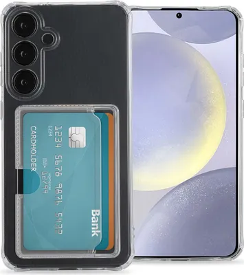 Zdjęcie produktu dla imoshion Softcase Backcover z uchwytem na kartę do Samsung Galaxy S24 Plus - przezroczysty