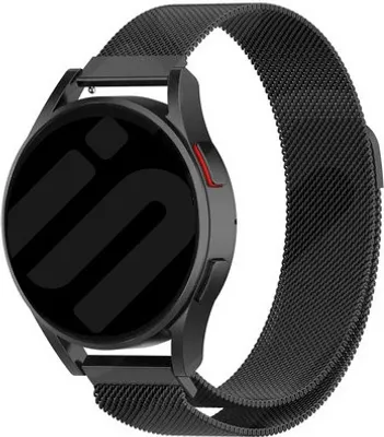 Produktbild von Strap-it Samsung Galaxy Watch 6 - 40mm Milanese Armband (Schwarz)