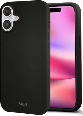 Produktbild von Liquid Silikonhülle für iPhone 16 - Schwarz