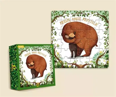 Image de Puzzle 36 pièces - S'il te plaît, fais-moi un câlin