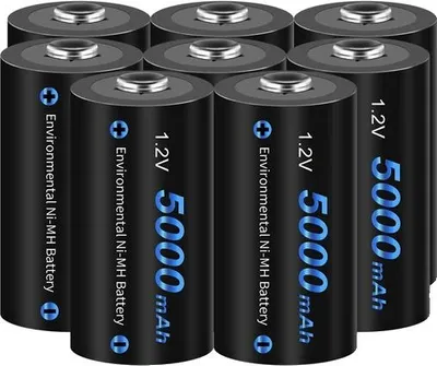 Obrázek produktu pro Dobíjecí baterie velikosti C, 5000 mAh, Ni-MH