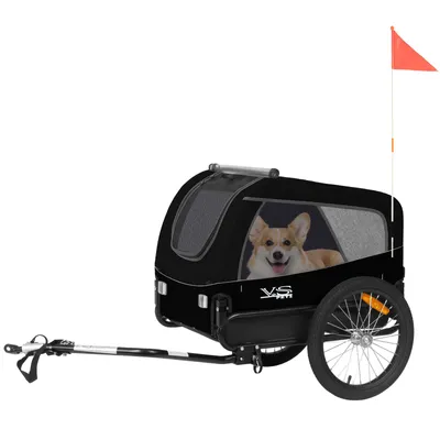 Produktbild von Tiggo VS Medium Hundeanhänger Fahrradanhänger für Hunden bis 23kg