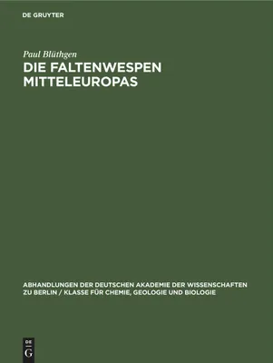 Produktbild von Die Faltenwespen Mitteleuropas