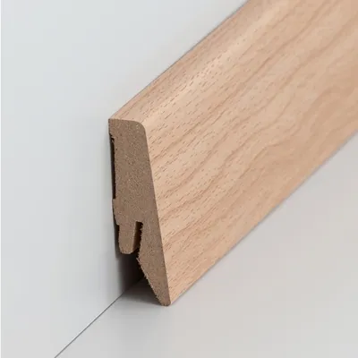 Produktbild von Fußleisten / Sockelleisten "Coburg" (MDF foliert / 718.5813) - Buche
