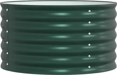 Immagine prodotto di vidaXL Letto rialzato verde 80 x 80 x 44 cm acciaio