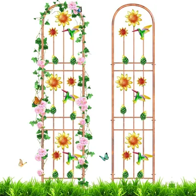 Productafbeelding van Set van 2 tuinhekken voor klimplanten, in vintage stijl