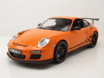 Produktbild von Porsche 911 (997) GT3 RS 2009 orange Modellauto 1:18 Norev