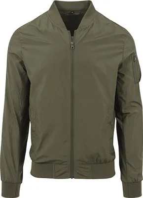Immagine prodotto di Build Your Brand BY045 | Giacca bomber in nylon - Colore: Olive - Taglia: XXL