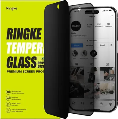 Obrázek produktu pro Ringke Ochranné temperované sklo na displej pre - iPhone 15 Pro Max - Privacy