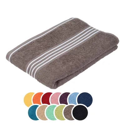 Produktbild von liebling Duschtuch Baumwolle, Serie Santos, 500 gr. / m², 70 x 140 cm, , 60 Grad, saugstark, schnelltrocknend, Farbe: taupe