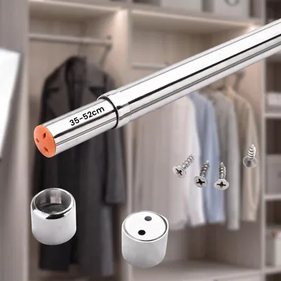 Productafbeelding van Kledingstang - Uittrekbaar - 32 tot 52 cm - Roestvrij staal