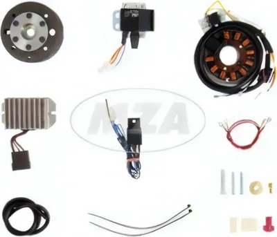 Zdjęcie produktu dla Alternator + uklad zaplonowy ES 175-300/0/1/2, ETS 250 12V 150W