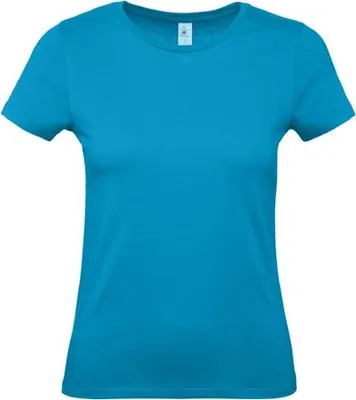 Produktbild von Damen-T-Shirt, Kurzarm - B&C #E150/W - atoll - Größe L