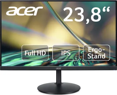 Produktbild von Acer CBL242Y ZeroFrame Monitor 23,8", Full HD, IPS, 1ms, schwarz