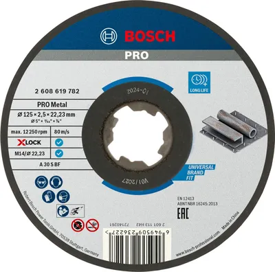 Productafbeelding van BOSCH 2608619782 BOSCH Trennscheibe PRO Metal