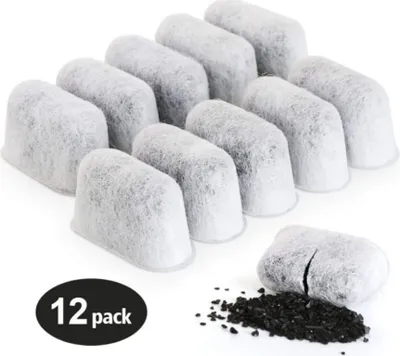 Produktbild von 12er Aktivkohlefilter Kohlefilter für BEEM AEG Klarstein Cuisinart und Domo Kaffeemaschinen Ersatz Wasserfilter