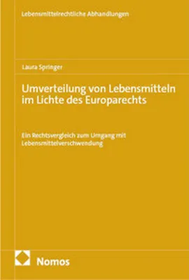 Obrázek produktu pro Umverteilung von Lebensmitteln im Lichte des Europarechts