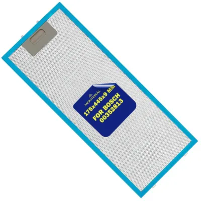 Productafbeelding van Solidchoice - Vetfilter voor Afzuigkap 175x445x9mm Aluminium