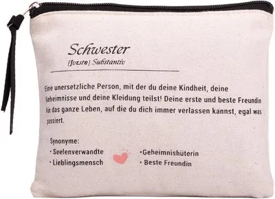 Produktbild von Kleine Naturkosmetiktas, Makeuptas für Mädchen, Geschenkidee für große Schwester