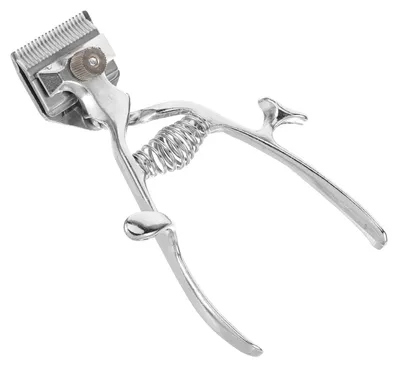Imagen del producto de Cortapelos manual – Tijera no eléctrica – Ligero y fácil de usar – Acero inoxidable – Para peluqueros – 15 x 8 x 3...