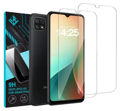 Produktbild von 2x 9H Schutzglas Displayschutzfolie für Samsung Galaxy A22 5G Displayglas Displayschutz Glas Panzerfolie Schutzglasfolie