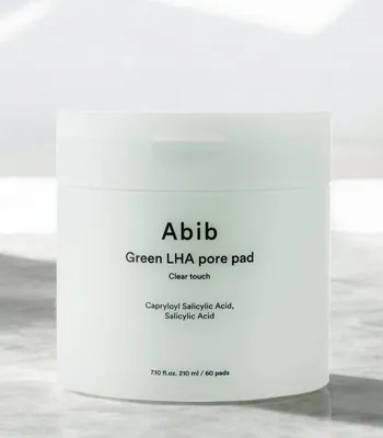 Obrázek produktu pro Abib Green LHA Pore Pad Clear Touch 60 ks - čisticí tampony na obličej