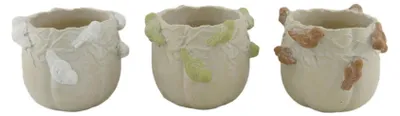 Zdjęcie produktu dla Doniczka Dijk Natural Collections z ptakami z cementu ø15xh12,5cm