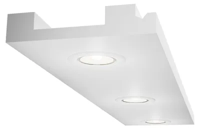 Immagine prodotto di ELHARE Profilo per stucchi Spot LED Striscia di illuminazione indiretta Luce XPS LH1F - 60x300mm, 2m