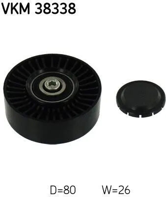 Produktbild von SKF VKM 38338 Umlenkrolle Keilrippenriemen für BMW X5 (E70) X6 (E71, E72)