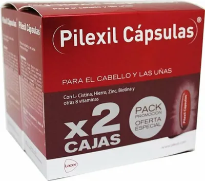 Produktbild von Pilexil Haare und Nägel Kapseln 2x100 Einheiten