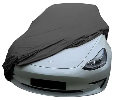 Image de Housse de voiture extérieure adaptée à Tesla Model 3 Noir Imperméable et