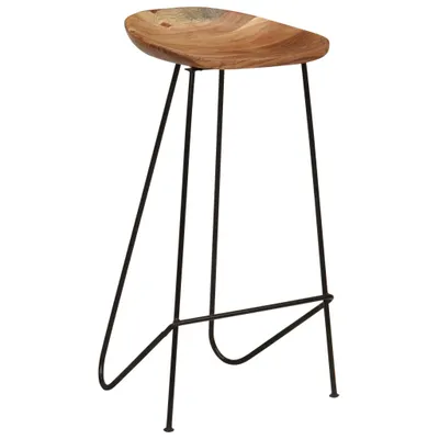 Produktbild von vidaXL Barhocker 2 Stk. Massivholz Akazie