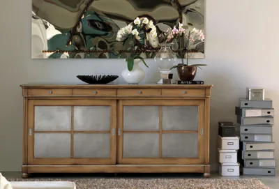 Immagine prodotto di Cassettiera Credenza Marrone Credenze Armadio in legno massiccio Mobili Cassettiere