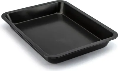 Produktbild von BACKBLECH 32,3x40 cm Antihaftbeschichtet Schwarz Backofenblech Ofenblech Stahl