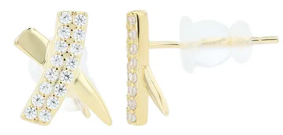 Produktbild von "Marybel" 925/- Echt Silber Ohrstecker mit Zirkonia, rhodiniert