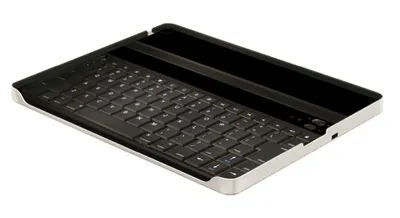 Image de Étui clavier en aluminium pour iPad noir Bluetooth Peter Jäckel