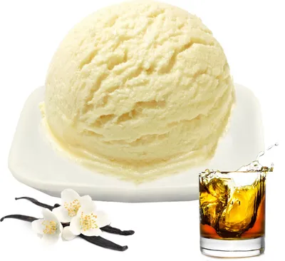 Produktbild von Vanille Whiskey Low Carb Eis Pulver Vegan Zucker-, laktosefrei 100 kg