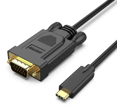 Obrázok produktu pre USB-C kábel na VGA, dĺžka 1,8 m, kompatibilný s zariadeniami s technológiou Thunderbolt 3