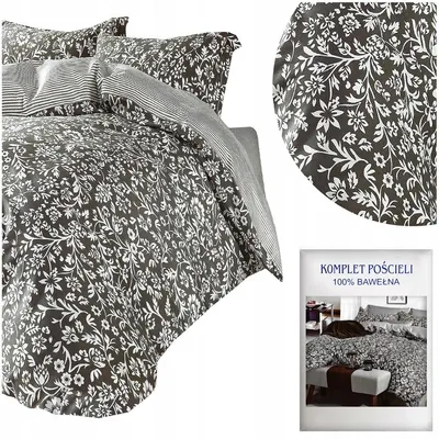 Produktbild von Łóżkoholicy Bettwäsche Set 3-teilig Baumwollsatin Blumenmuster