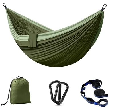 Productafbeelding van Hangmat - Camping hangmat voor 2 personen - 300 x 200 cm - Ultralicht