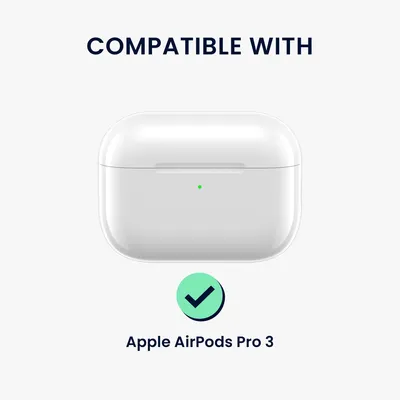 Produktbild von kwmobile transparentes Kopfhörer Case kompatibel mit Apple Airpods Pro 3 Hülle - Headphones TPU Cover mit Sicherheitsverschluss - Transparent