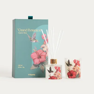 Obrázek produktu pro HOMLA GRAND BOTANICA Cypress & Moss Sada vůní 50 ml + 70 g