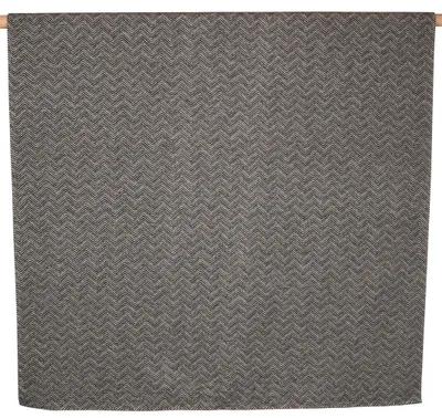 Produktbild von David Fussenegger Wohndecke Velvet 'Fischgrät' 135 x 200 cm Anthrazit - Grau