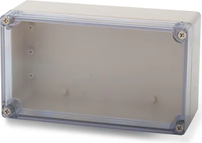 Produktbild von ABS Leergehäuse Variante - Maße: 158 x 90 x 60 mm Deckel klar